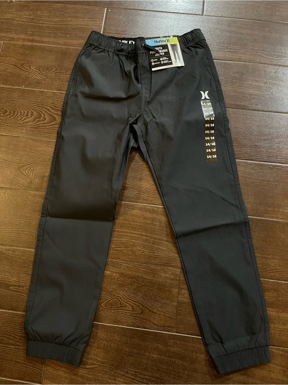 Hurley Black Athletic Jogger Pants